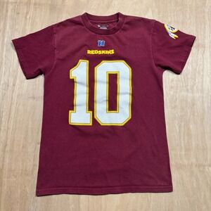 NFL Team Apparel Washington Redskins Griffin Neck Graphic TShirt Mens Size L